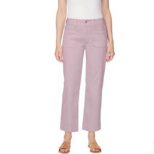 BUFFALO David Bitton Women’s Crop Pant Brigette Size 12 High Rise Soft Lilac NWT